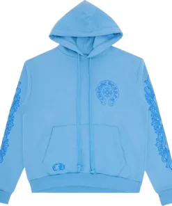 Blue Chrome Hearts Hoodie