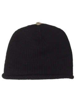 Chrome Hearts Beanie Black Cross Patch Cotton