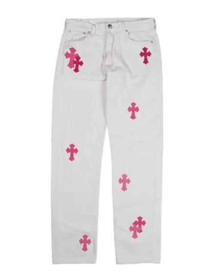 chrome hearts Jeans Pink
