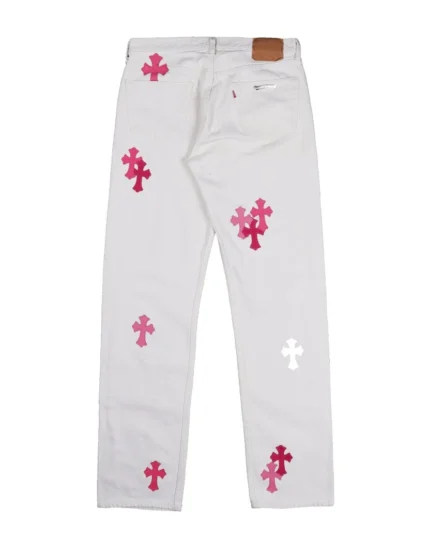chrome hearts Jeans Pink