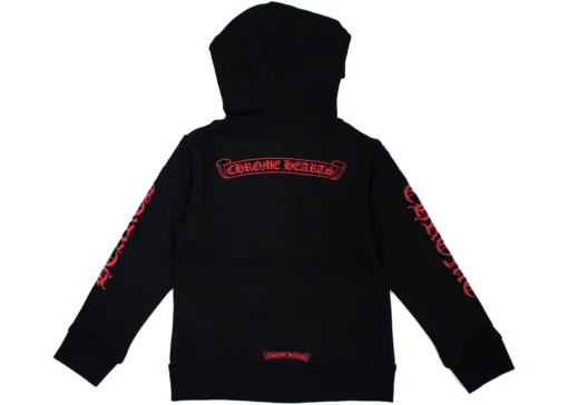 Chrome Hearts Kids Scroll Logo Hoodie