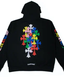 Chrome Hearts Multi Colors Black Hoodie