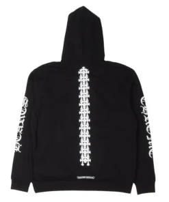 Chrome Heart Spine Cross Hoodie