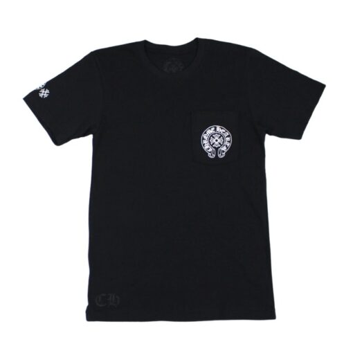 Chrome Hearts American Flag Logo T-Shirt Black