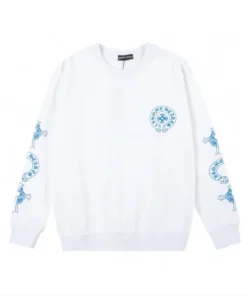 Chrome Hearts Blue Logo Sweatshirt