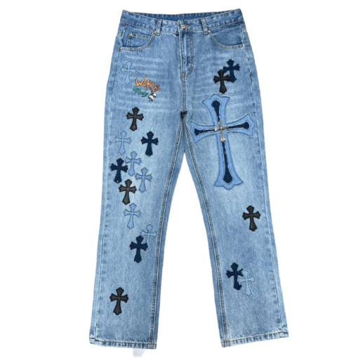 Chrome Hearts Denim Words New Jeans