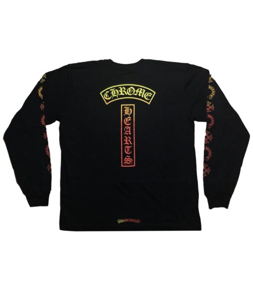 Chrome Hearts Gradient Logo Black Sweatshirt