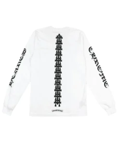 Chrome Hearts Tire Tracks White Sweatshirt