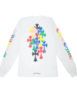 Multi Color Cross Cemetery Chrome Hearts Sweatshirt