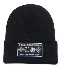 Chrome Hearts Beanie CH – Black