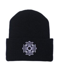 Chrome Hearts Plus Cross Beanie – Black