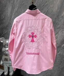 Chrome Hearts Casual Shirt Pink