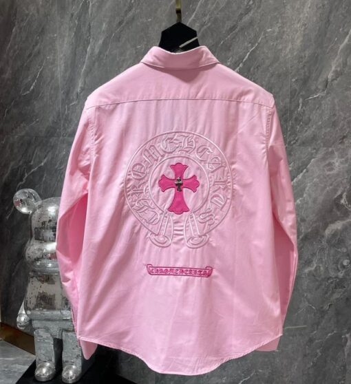 Chrome Hearts Casual Shirt Pink