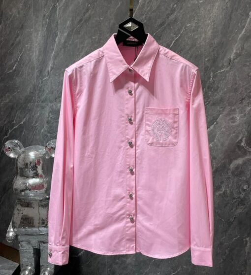 Chrome Hearts Casual Shirt Pink