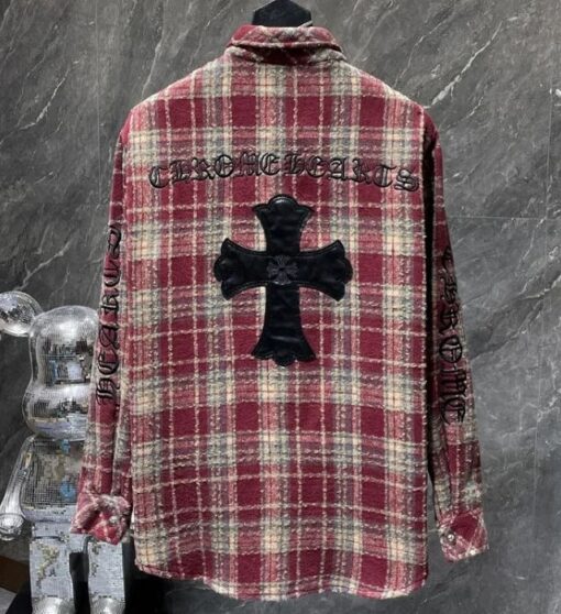 Chrome Hearts Retro Red Casual Shirt