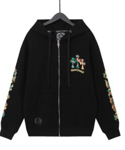 Chrome Hearts Colorful Logo Hoodie Zip Up