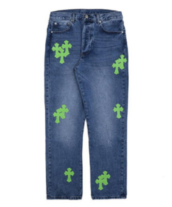 Firmranch Applique Cross Chrome Hearts Jeans